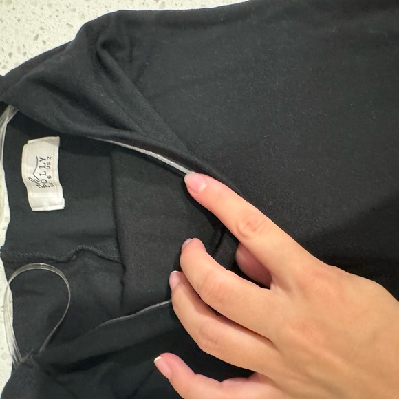 Oh polly Strapless Flared Hem Jumpsuit in Black - Picture 4 of 5